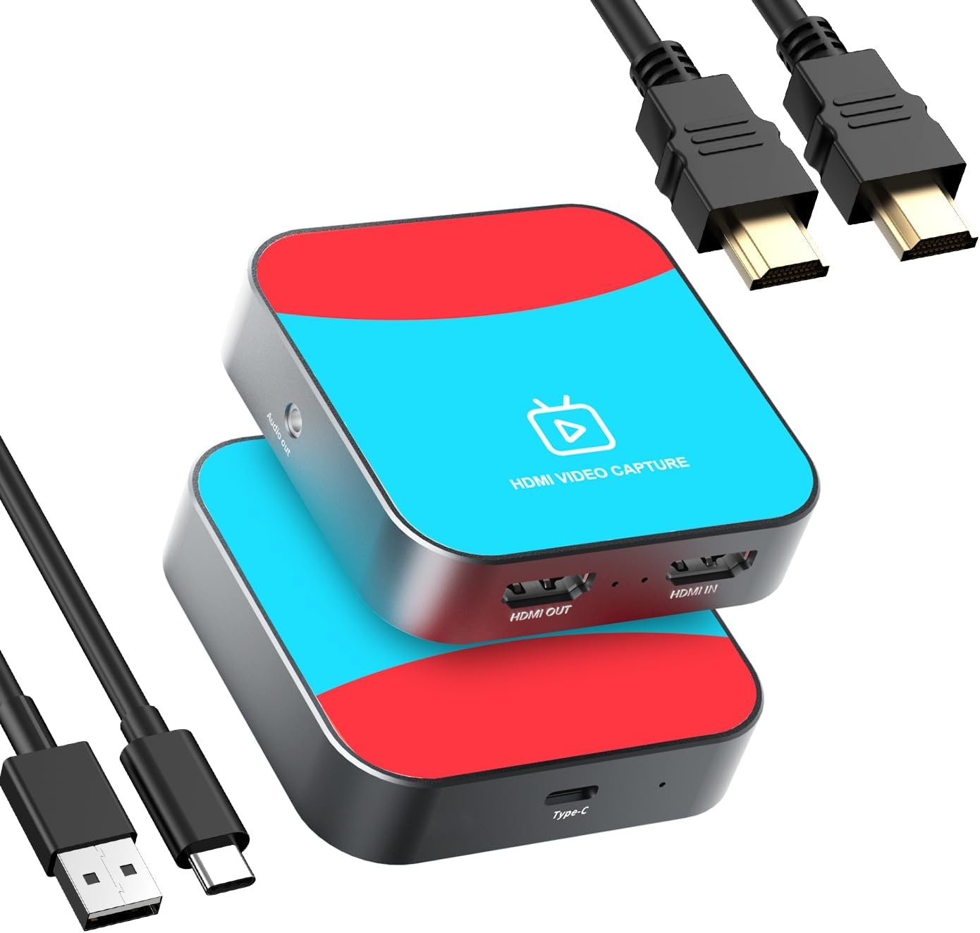 Nintendo Switch Capture Card 1080p 60fps Capture Card, Audio Video