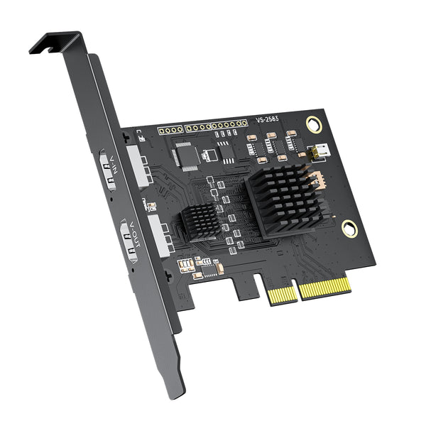 VANGREE AC-VS2583 PCIe Interal Capture Card with 4K60 Pass-Through, VRR & HDR10 Support